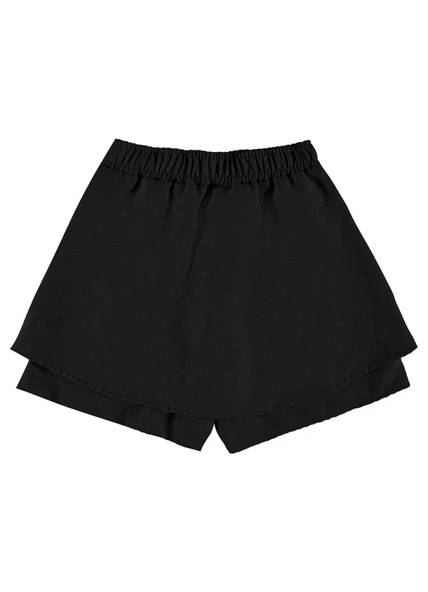 Gloss - Conjunto Juvenil Regata e Short-Saia Preto 8