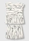 Carinhoso - Conjunto Laços em Viscose Rosa - variação: Branco