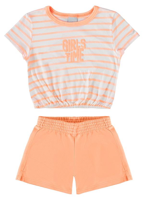 Malwee Kids - Conjunto Laranja Girls Time Menina 3