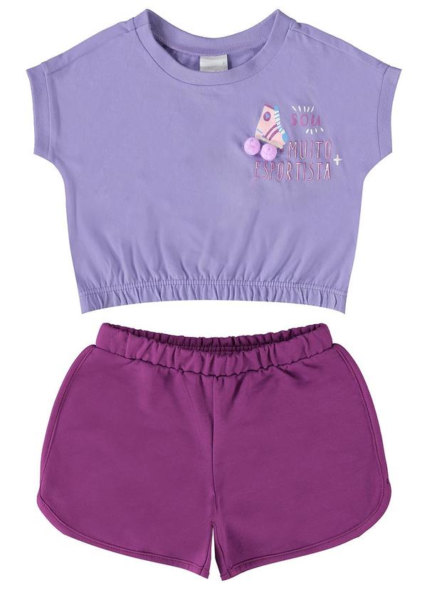 Malwee Kids - Conjunto Lavanda Esportista Menina