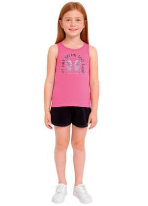 Malwee Kids - Conjunto Let Your Dreams Take Flight Rosa Escuro - MALWEE KIDS