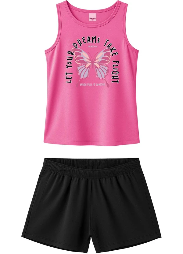 Malwee Kids - Conjunto Let Your Dreams Take Flight Rosa Escuro 2