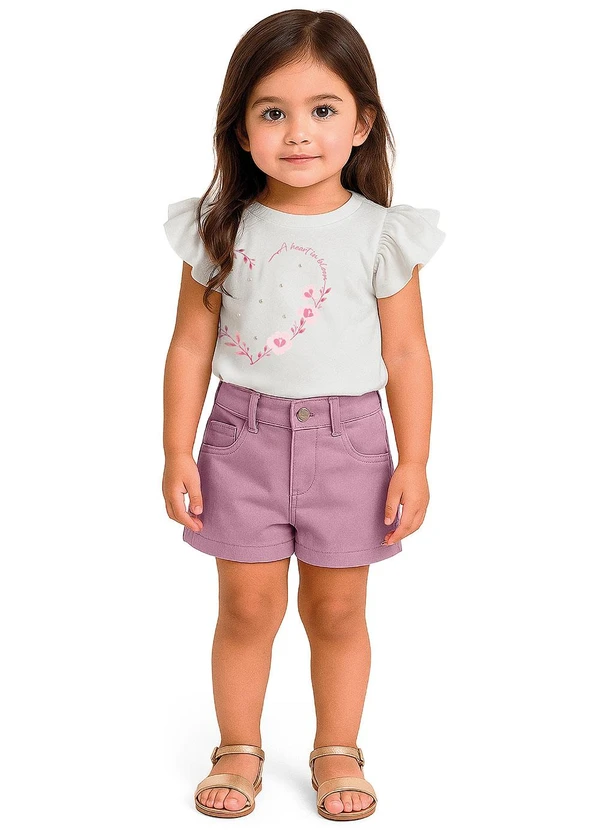 Carinhoso - Conjunto Let Your Heart Stay Open Branco 1