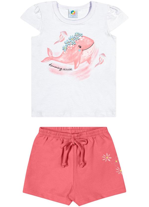 Alenice - Conjunto Lis, a Baleia Amiga Menina Branco