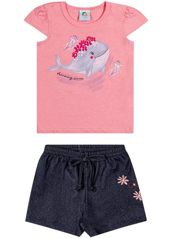 Alenice - Conjunto Lis, a Baleia Amiga Menina Rosa