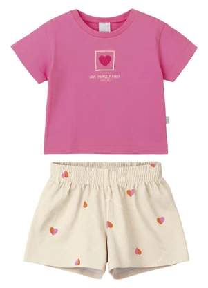 Malwee Kids - Conjunto Love Yourself First Rosa - MALWEE KIDS