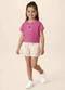 Malwee Kids - Conjunto Love Yourself First Off White - variação: Rosa