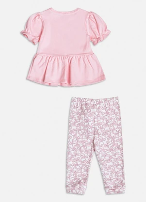 Momi - Conjunto Lovely com Laço de Tule Rosa - MOMI