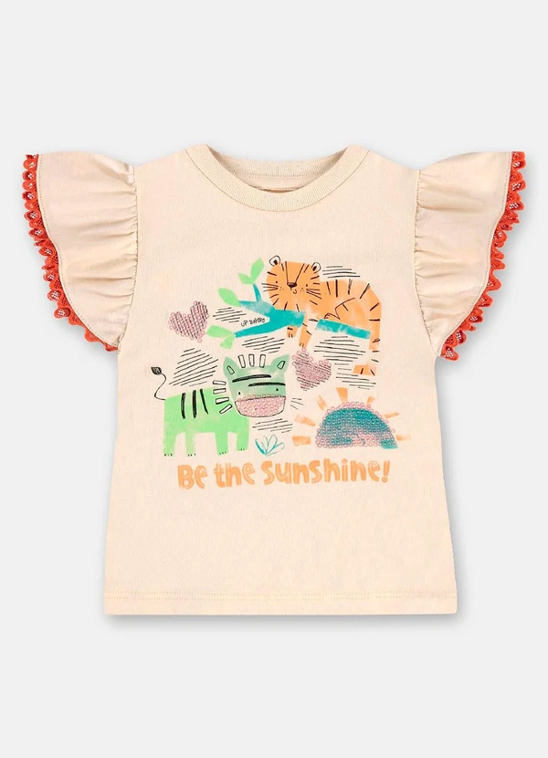 Up Baby - Conjunto Luz do Sol para Menina Bege 3