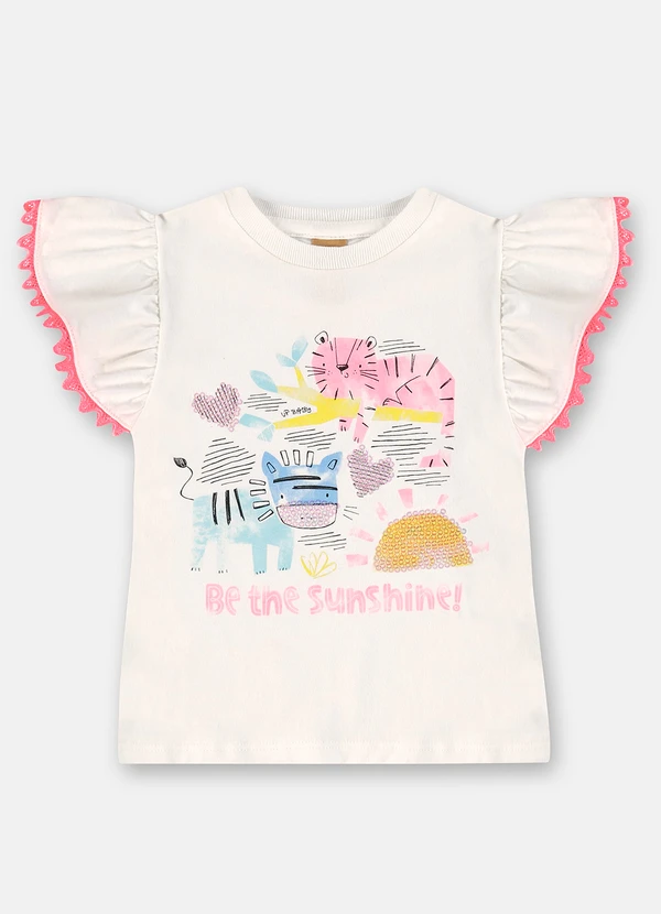 Up Baby - Conjunto Luz do Sol para Menina Branco 3