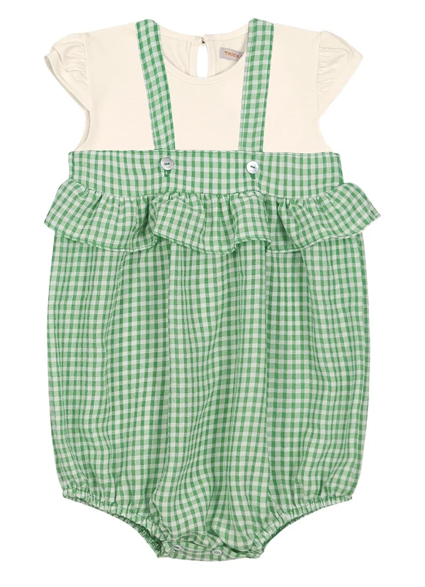 Trick Nick - Conjunto Macaquinho com Blusa Verde 1