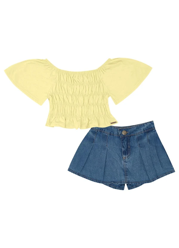 Pulla Bulla - Conjunto Malha Amarelo