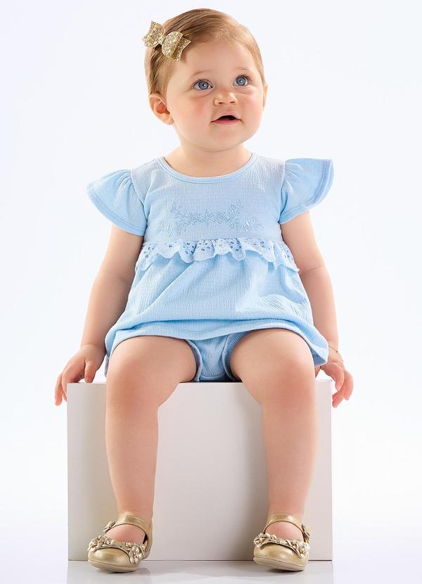 Pulla Bulla - Conjunto Malha Anarruga Azul