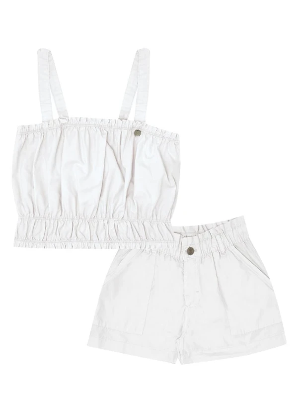 Pulla Bulla - Conjunto Malha Branco