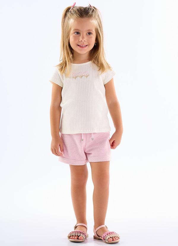 Pulla Bulla - Conjunto Malha Canelada Bege