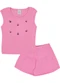 Pulla Bulla - Conjunto Malha Favo Pink - variação: Pink