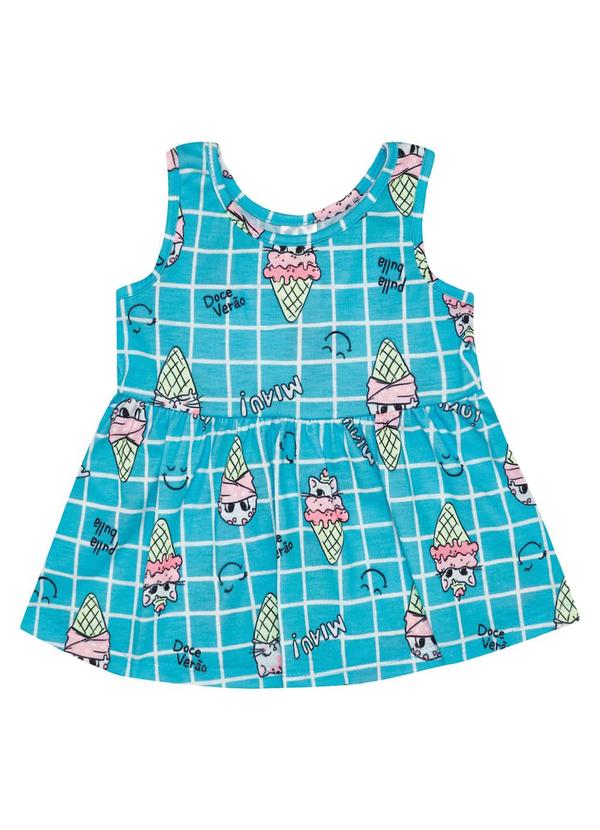 Pulla Bulla - Conjunto Malha Leve Menina Azul 2