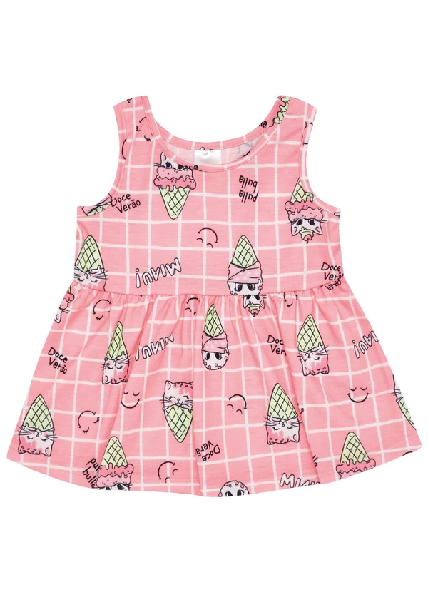 Pulla Bulla - Conjunto Malha Leve Menina Rosa 2