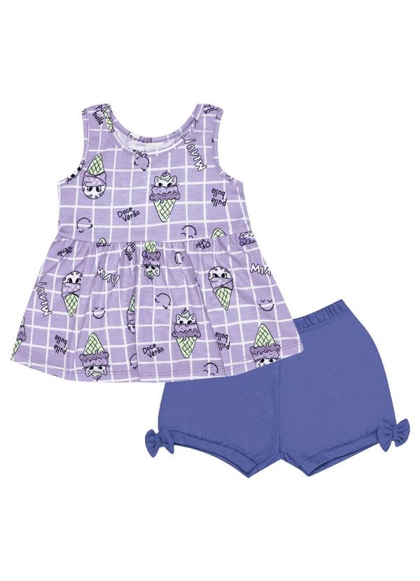 Pulla Bulla - Conjunto Malha Leve Menina Rosa 1