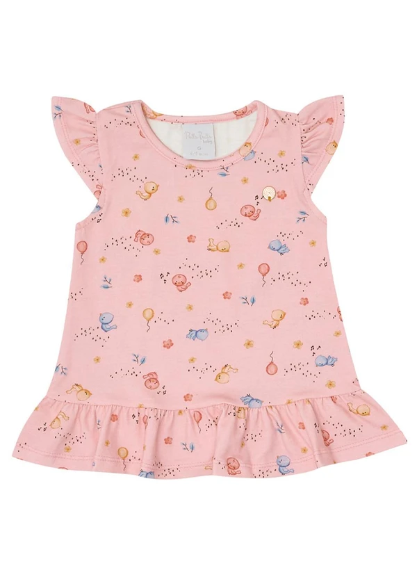 Pulla Bulla - Conjunto Malha Rosa 3