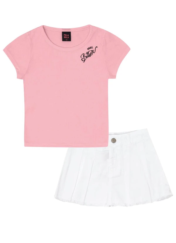 Pulla Bulla - Conjunto Malha Rosa