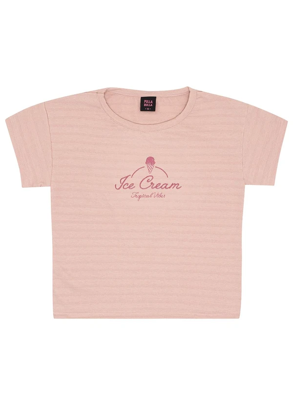 Pulla Bulla - Conjunto Malha Trabalhada Rosa 2