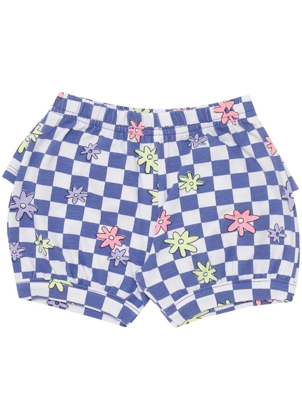 Pulla Bulla - Conjunto Manga Curta Meia Malha Menina Roxo 2