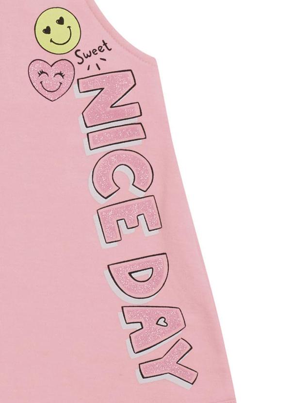 Pulla Bulla - Conjunto Manga Curta Moletinho Menina Rosa 3