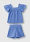 Carinhoso - Conjunto Maquinetado Azul - variação: Azul