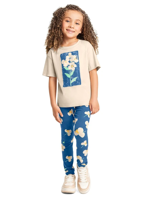 Bee Loop - Conjunto Margarida Infantil Bee Loop Azul