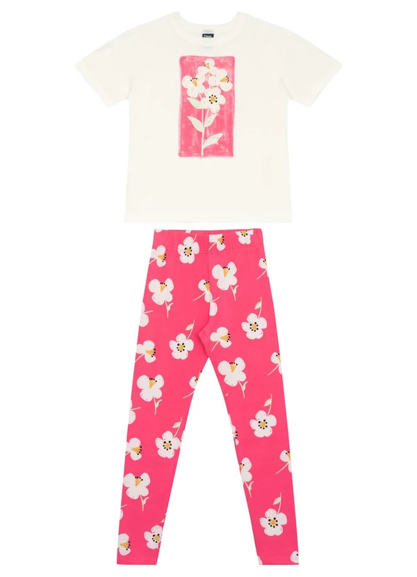 Bee Loop - Conjunto Margarida Infantil Bee Loop Rosa