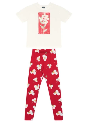 Conjunto Margarida Infantil Bee Loop Vermelho - BEE LOOP