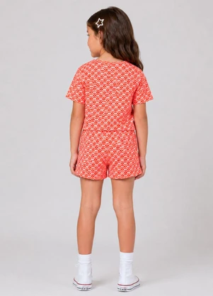 Select - Conjunto Masculino Infantil Blusa com Laranja - SELECT