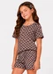 Select - Conjunto Masculino Infantil Blusa com Laranja - variação: Marrom