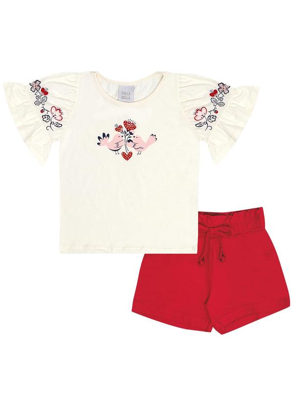 Pulla Bulla - Conjunto Meia Malha Bege