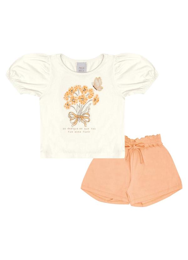 Pulla Bulla - Conjunto Meia Malha Bege