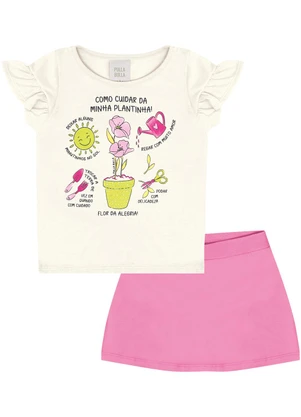 Pulla Bulla - Conjunto Meia Malha Bege - PULLA BULLA