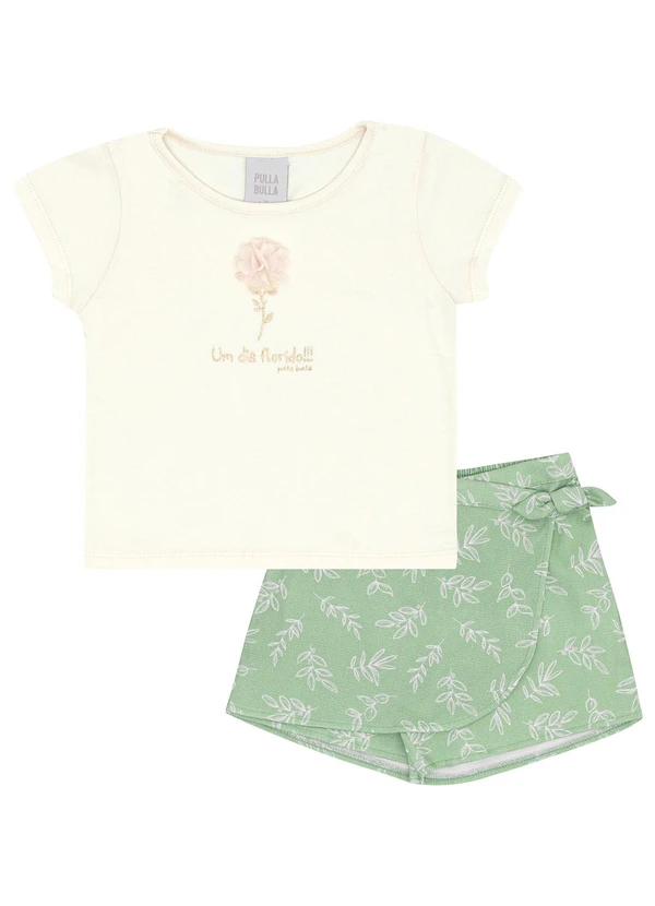 Pulla Bulla - Conjunto Meia Malha Bege 2