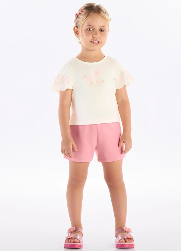 Pulla Bulla - Conjunto Meia Malha Bege