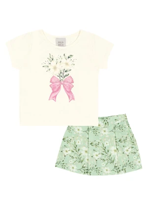 Pulla Bulla - Conjunto Meia Malha Bege - PULLA BULLA