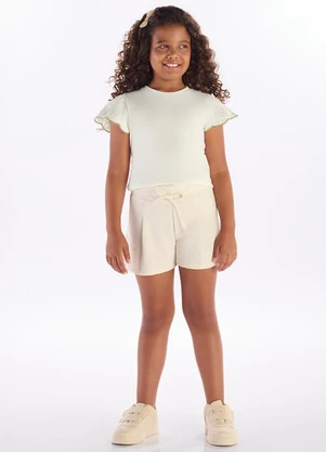 Pulla Bulla - Conjunto Meia Malha Bege - PULLA BULLA