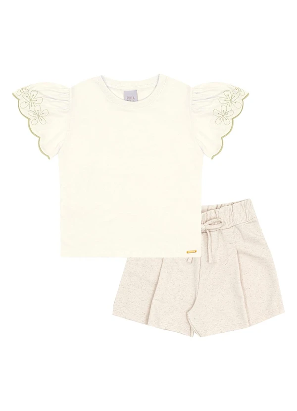 Pulla Bulla - Conjunto Meia Malha Bege 2