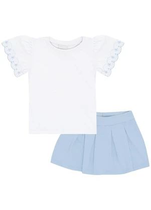 Pulla Bulla - Conjunto Meia Malha Branco - PULLA BULLA