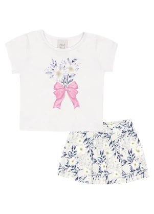 Pulla Bulla - Conjunto Meia Malha Branco - PULLA BULLA