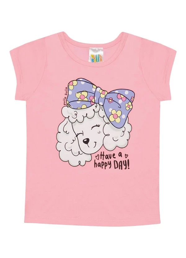 Pulla Bulla - Conjunto Meia Malha Menina Rosa 2