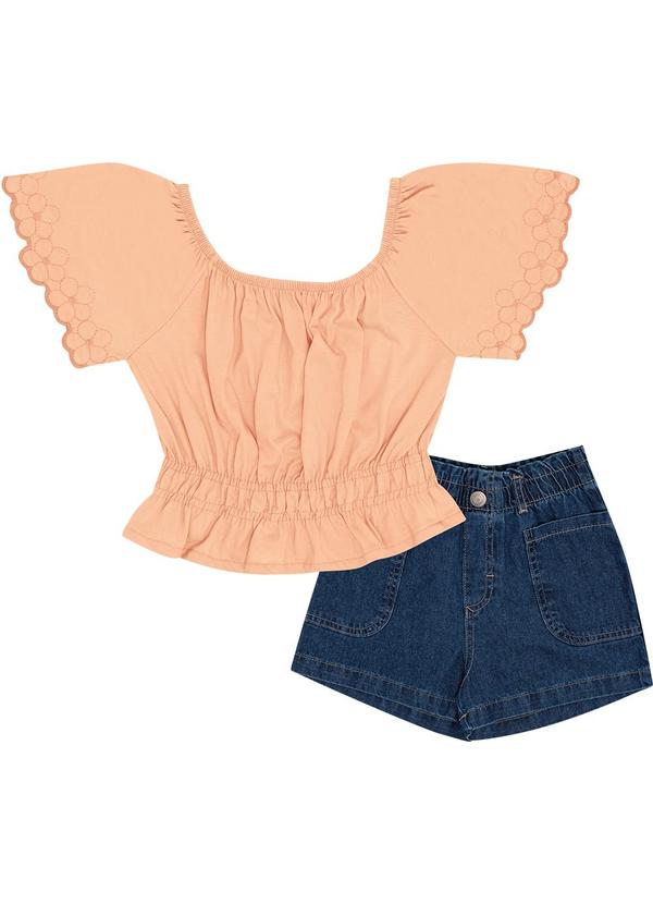 Pulla Bulla - Conjunto Meia Malha Laranja