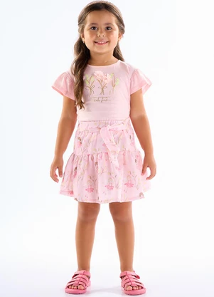 Pulla Bulla - Conjunto Meia Malha Rosa - PULLA BULLA