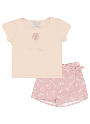 Pulla Bulla - Conjunto Meia Malha Rosa - PULLA BULLA