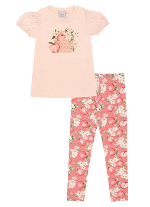 Pulla Bulla - Conjunto Meia Malha Rosa - PULLA BULLA