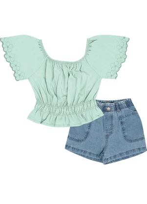 Pulla Bulla - Conjunto Meia Malha Verde - PULLA BULLA